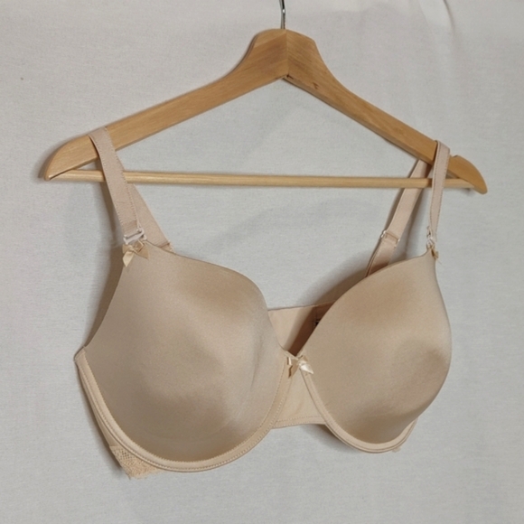 Felina Gorgeous Cushion Comfort T-Shirt Bra Multi-Way Straps Beige Cream 36DDD‎ - Picture 2 of 8